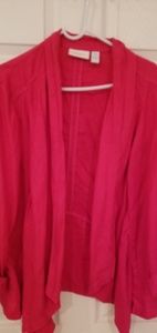 Light weight pink chicos jacket